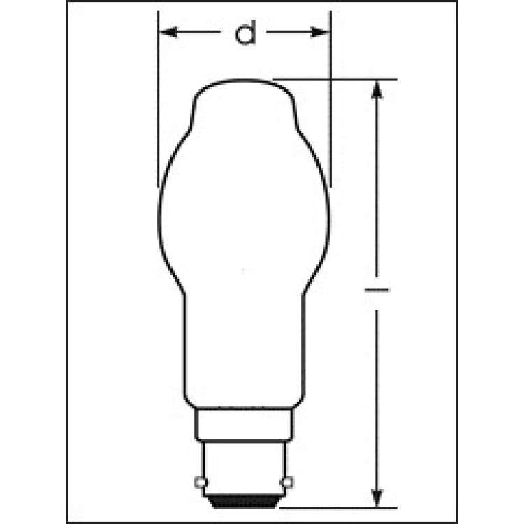Halogen A 60W 240V BC / B22 cap Clear Bulb 15% Brighter by Philips