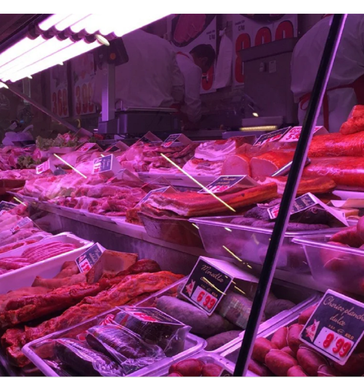 (Copy) LED Butcher shop Batten 120CM - PINK - T5 18W