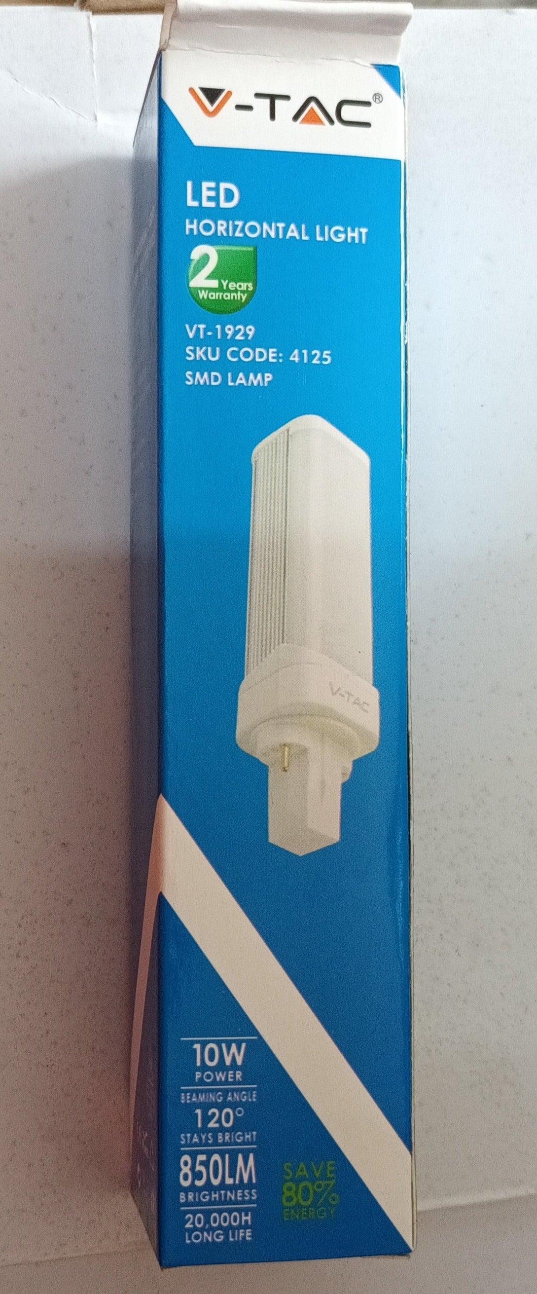 10w Led PL G24 Daylight / 6000k Horizontal light - Beachcomber Lighting
