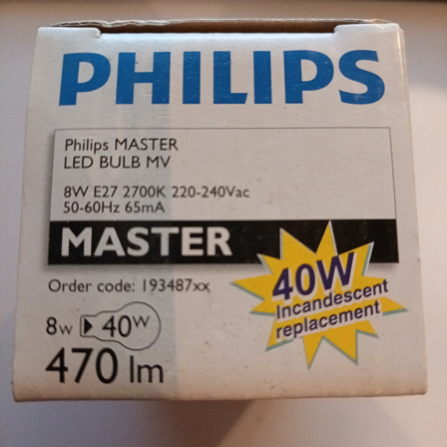 Philips GLS LED 8 Watt ES / E27