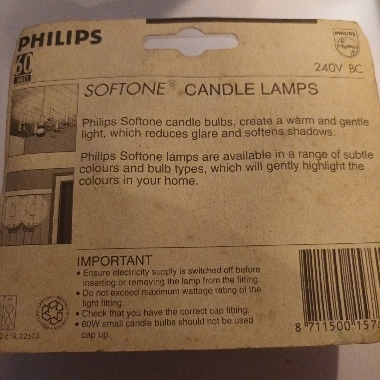 Philips Softtone Candle