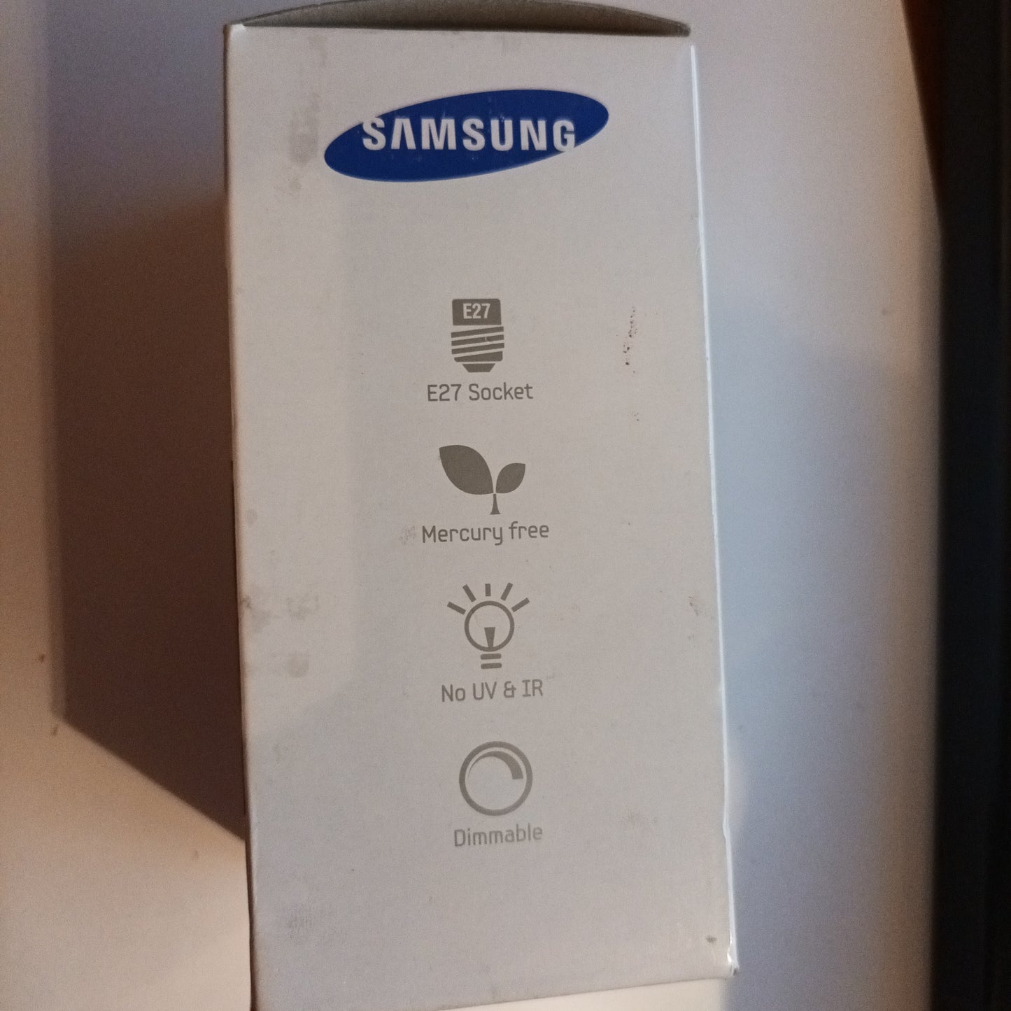 2 x Samsung LED GLS Lamp, E27, 11.3Watt 25000Hrs, Warm White Dimmable