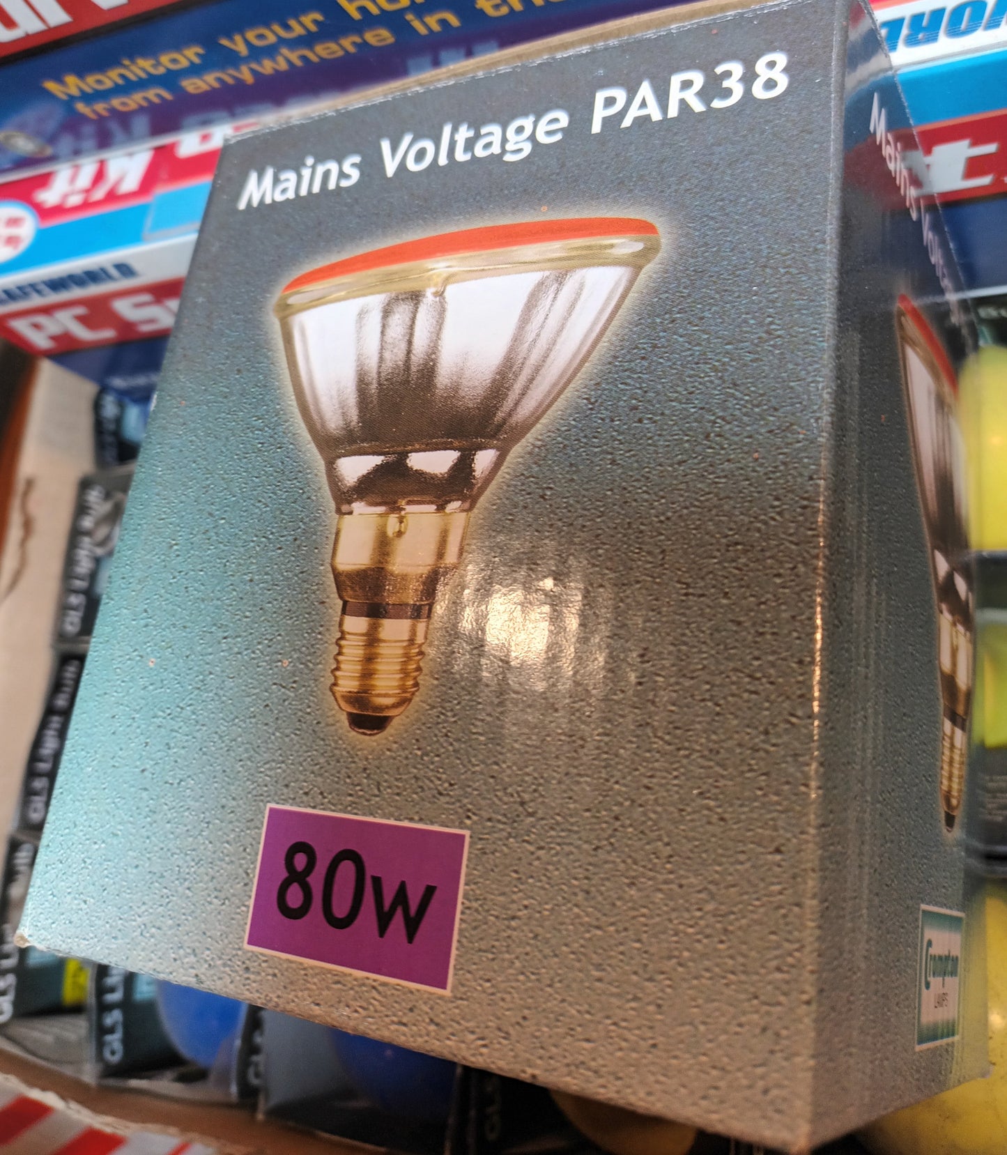 Par38 Red 80Watt E27 / ES By Crompton only £8