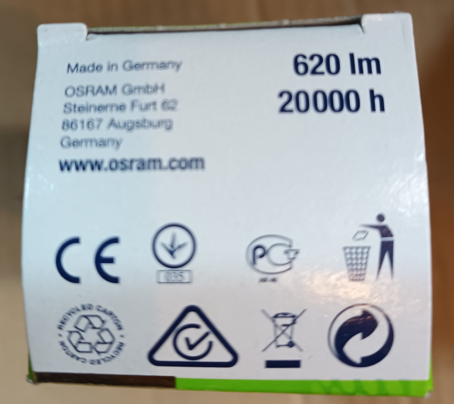 Osram Dulux 11Watt = 60w BC / B22 2500k / Warm Comfort Light 20,000hrs By Osram