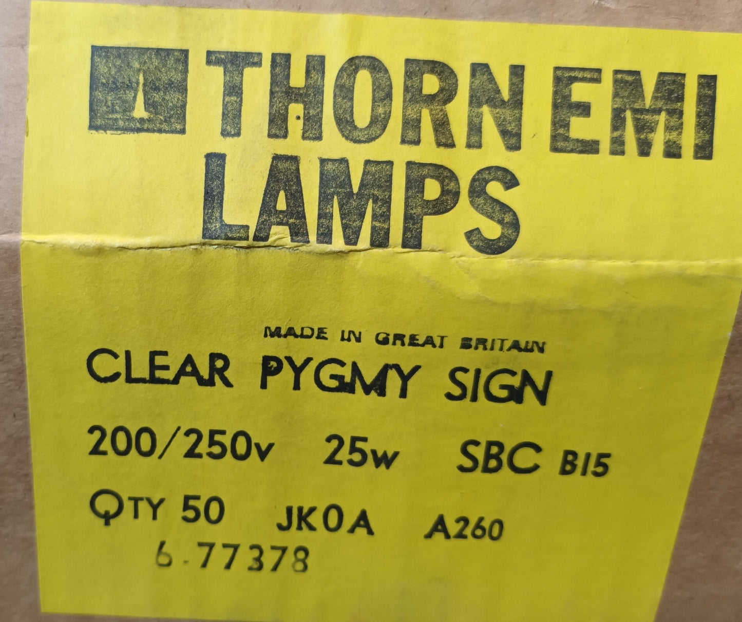 Thorn Lighting Pygmy Sign Lamps 25W Clear SBC / B15 From £1