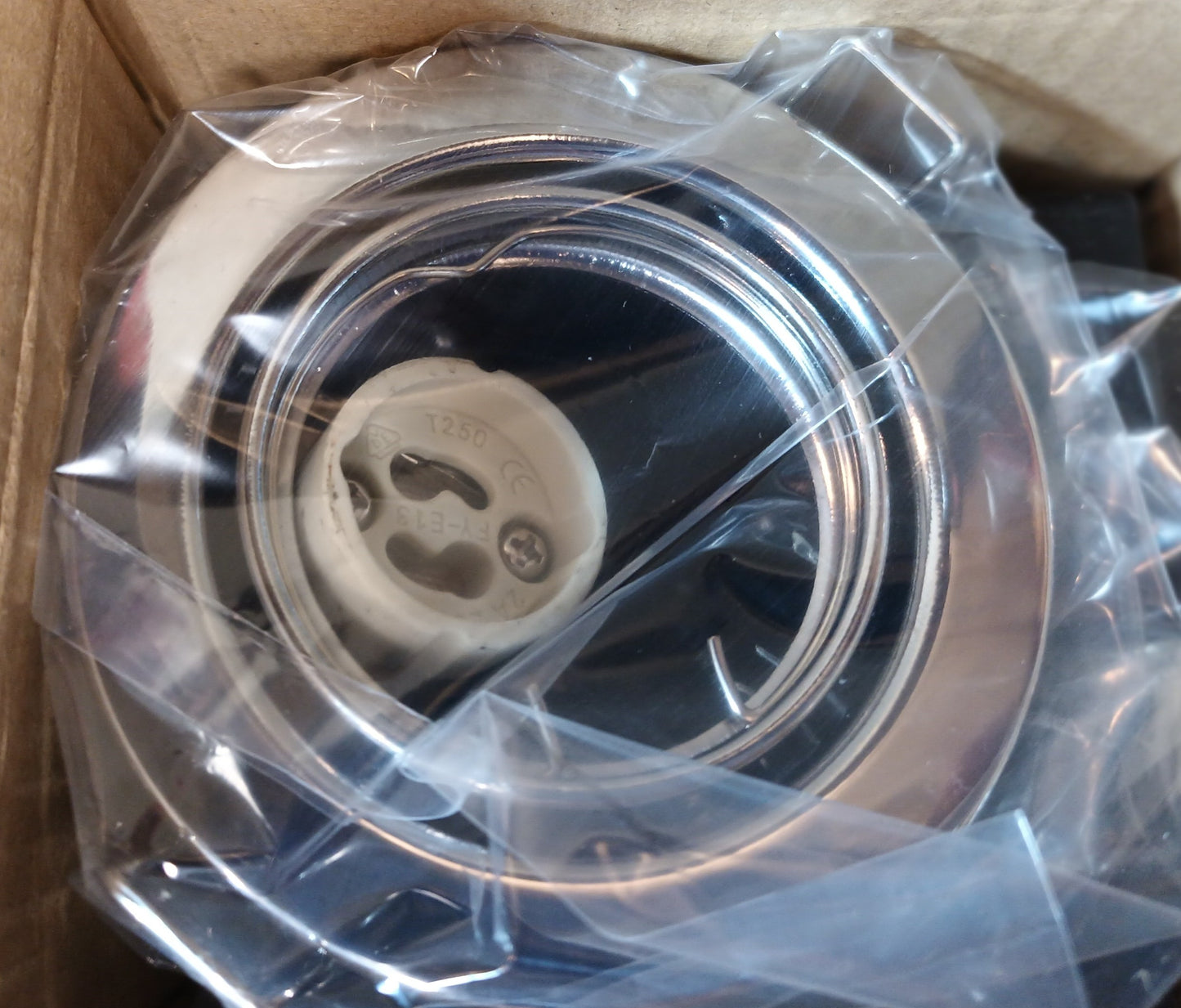 Fire Rated Gu10 Downlight Tilting In Chrome
