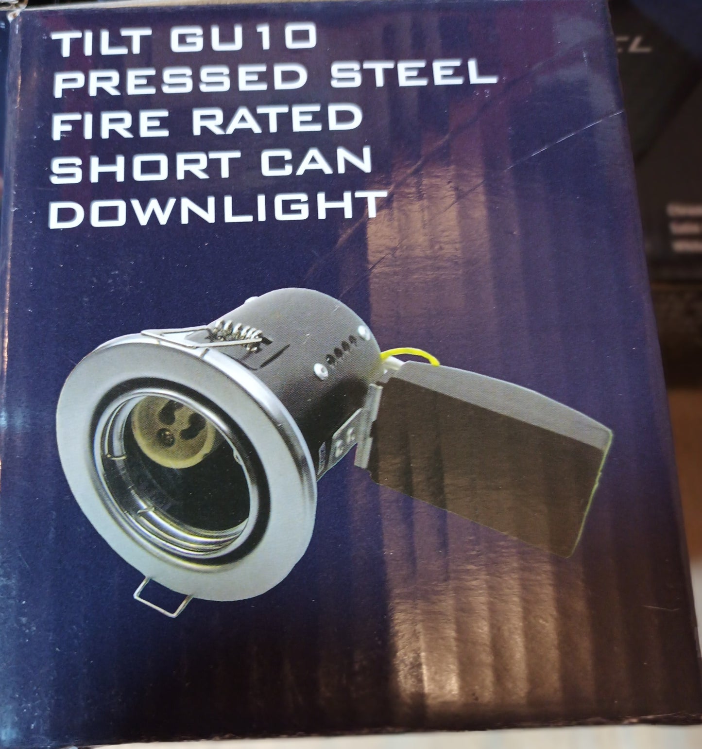 Fire Rated Gu10 Downlight Tilting In Chrome
