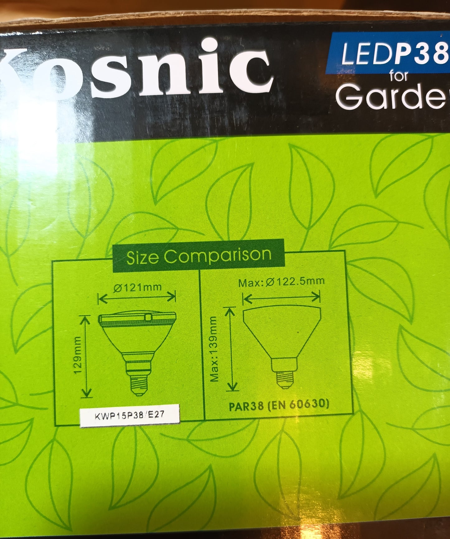 Kosnic par38 15w Garden LED powerspot PAR38 kWP15P38/E27