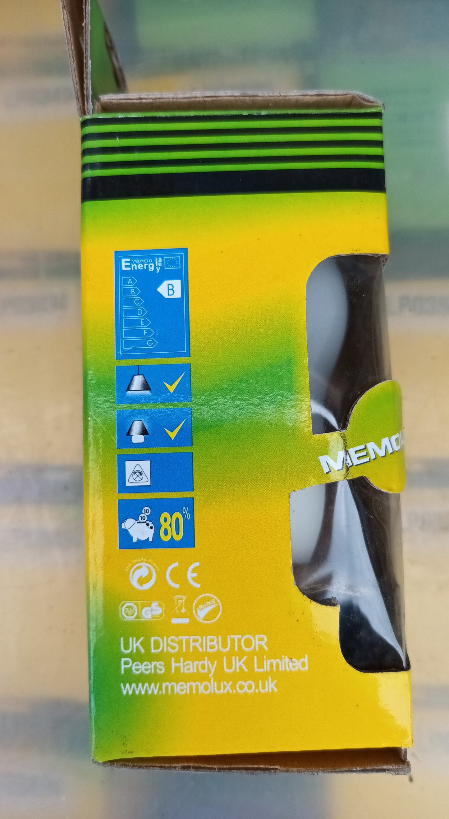 Memolux 12w = 40w 400lm SBC / b15, cool white / 4000k