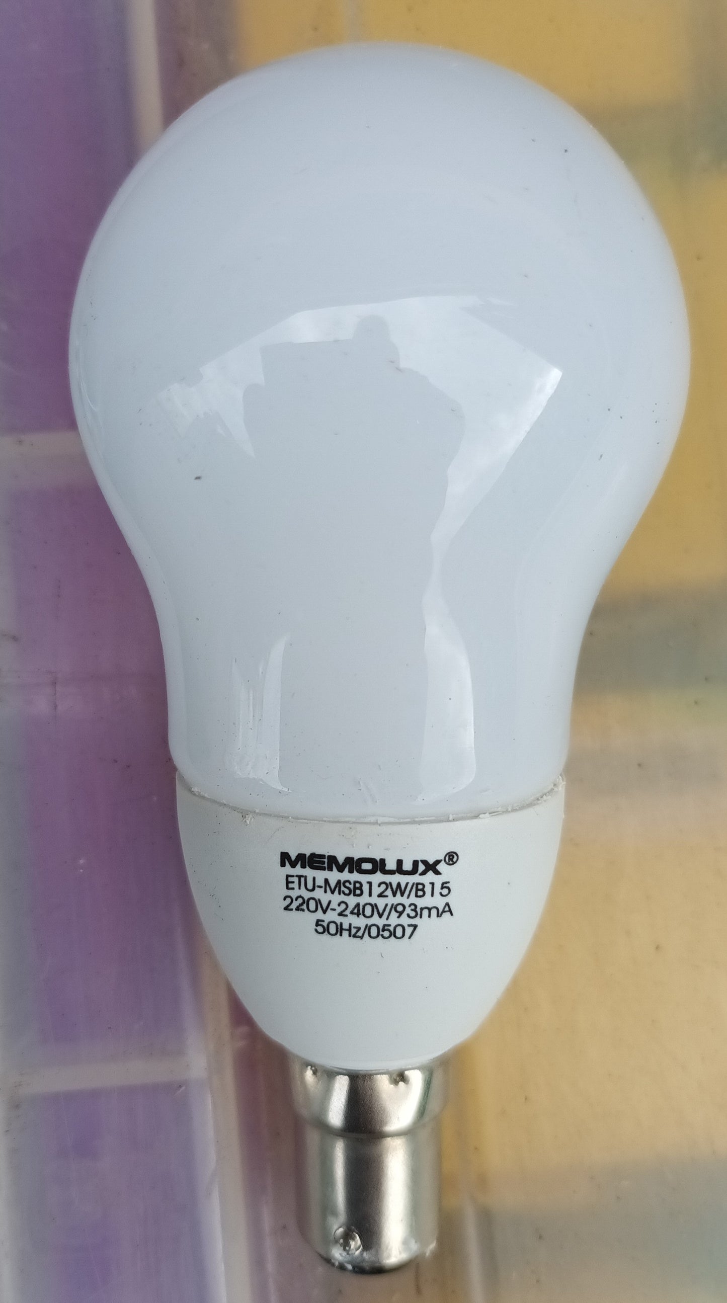 Memolux 12w = 40w 400lm SBC / b15, cool white / 4000k