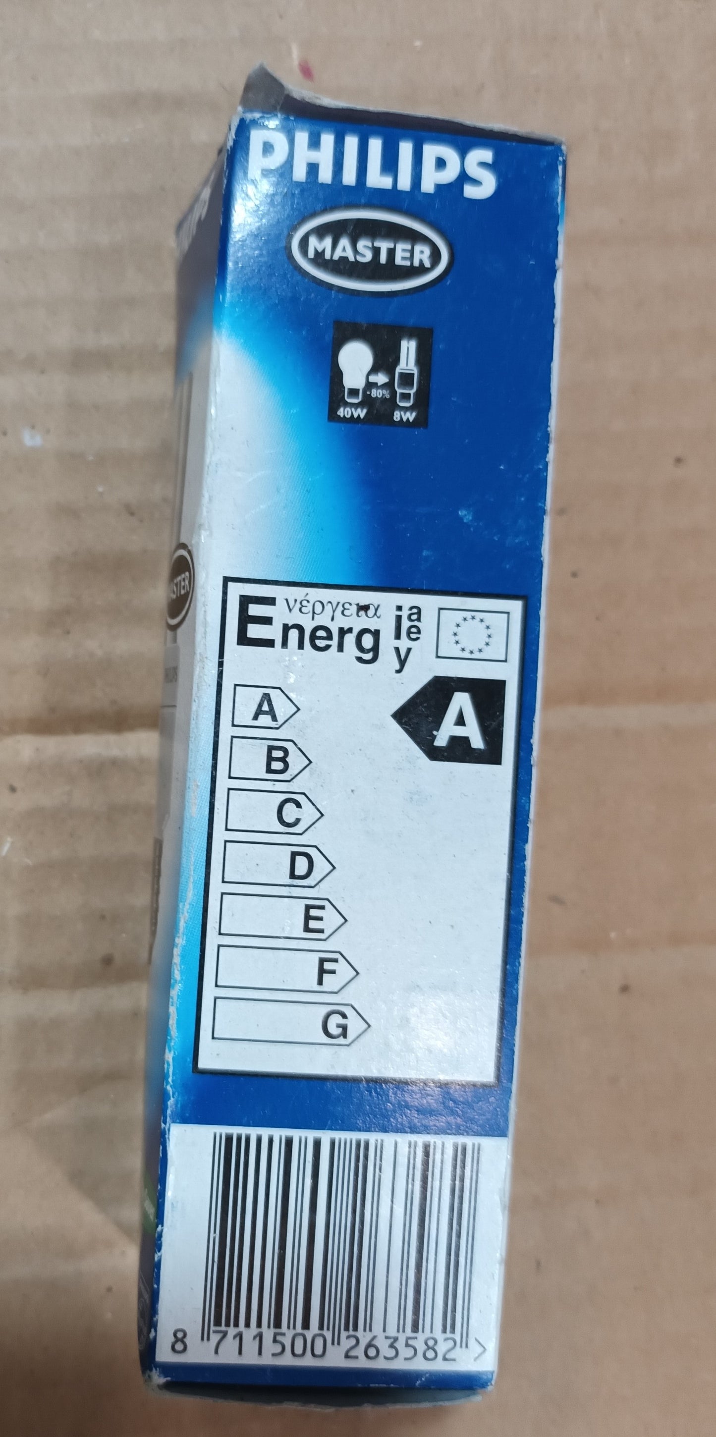 6 x Philips Master 8watt = 40w ES / E27 warm white