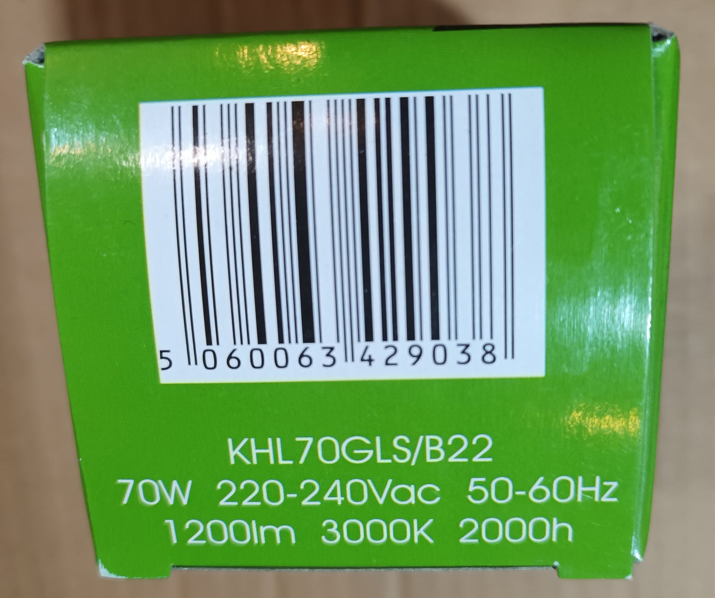 6 X GLS Halogen 70watt BC / B22 Warm White / 3000k £12