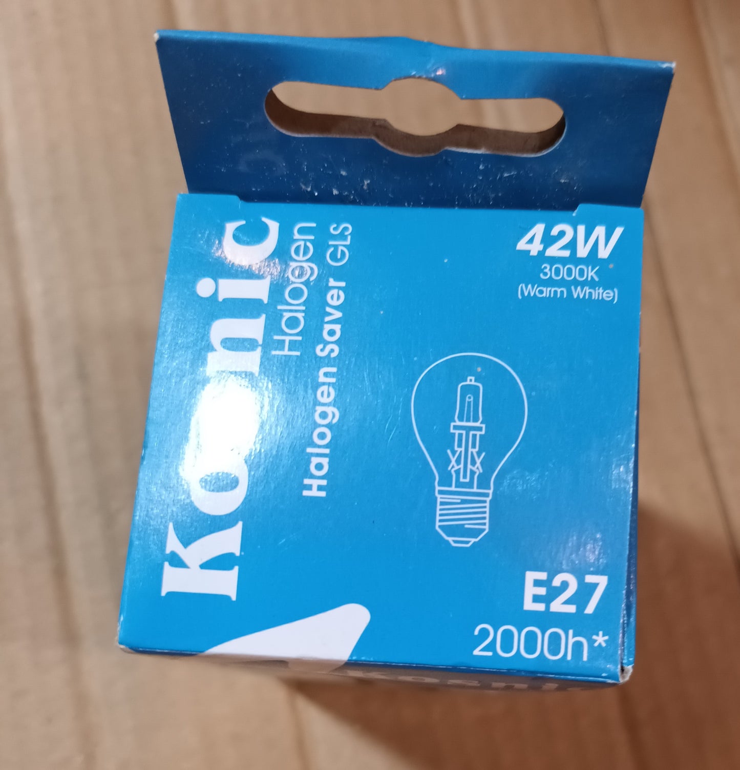 42W Halogen GLS Clear ES / E27 by Kosnic