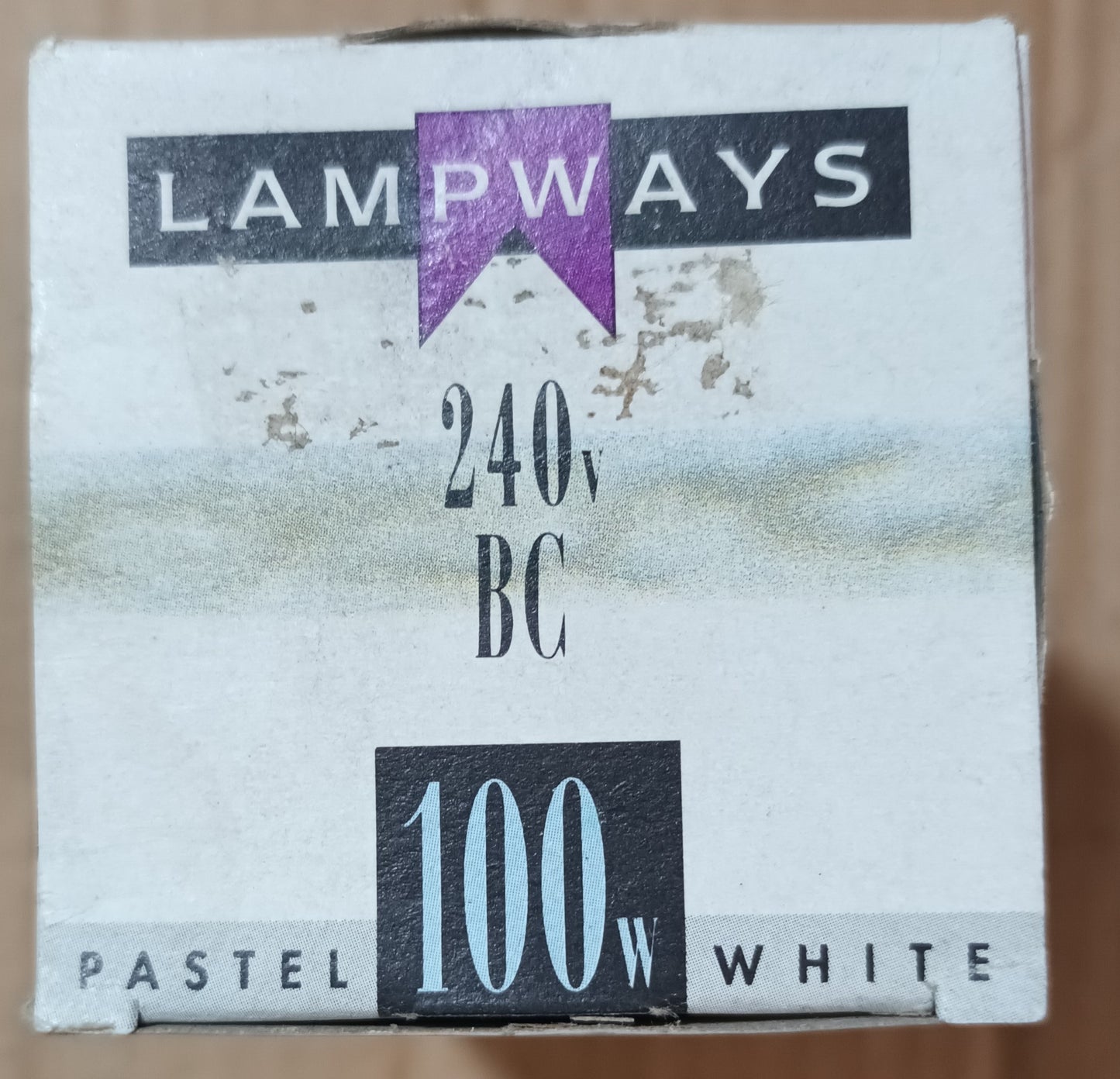 Household bulb GLS type 100w BC / B22 Pastel White by Lampways