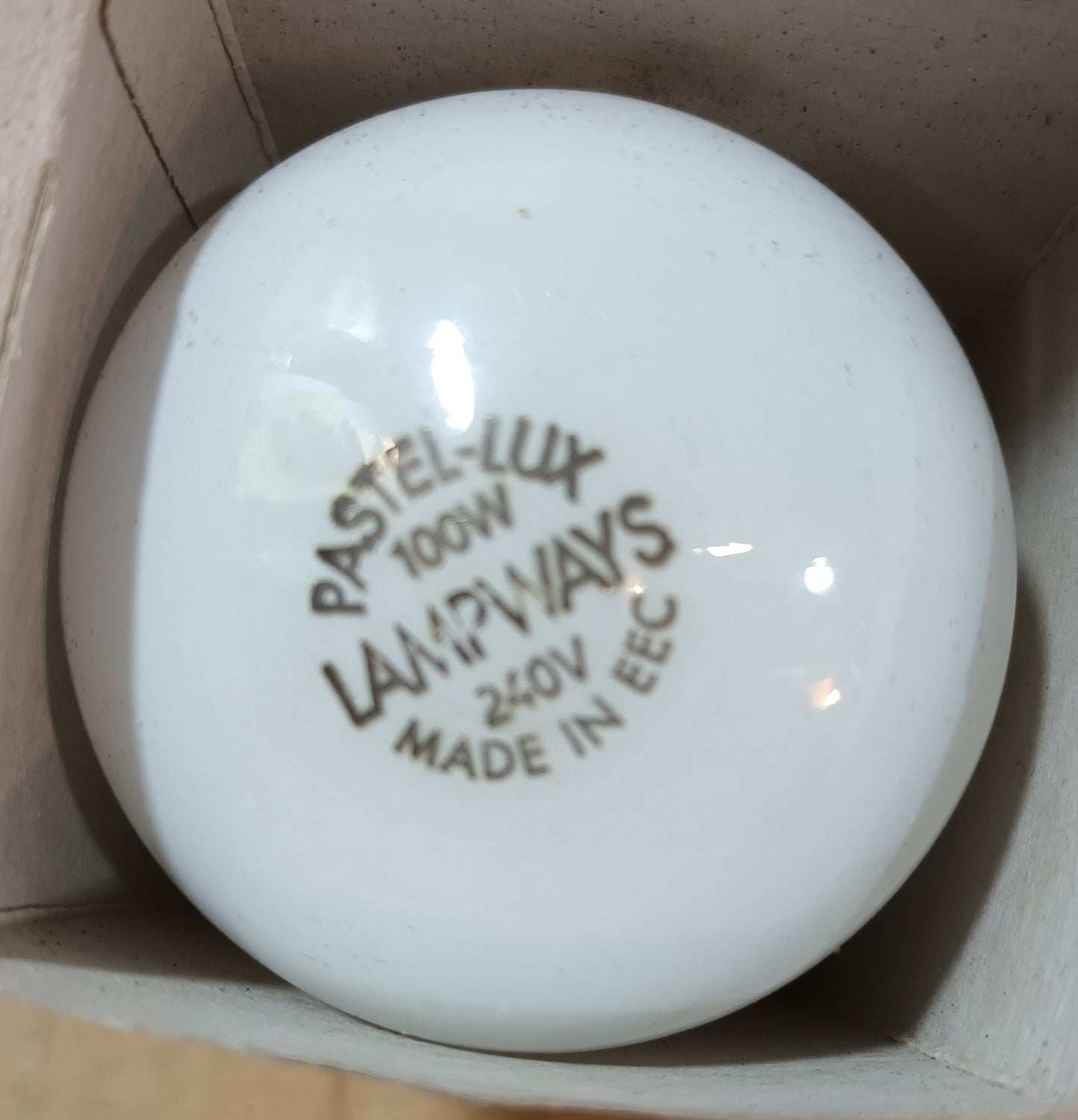 Household bulb GLS type 100w BC / B22 Pastel White by Lampways