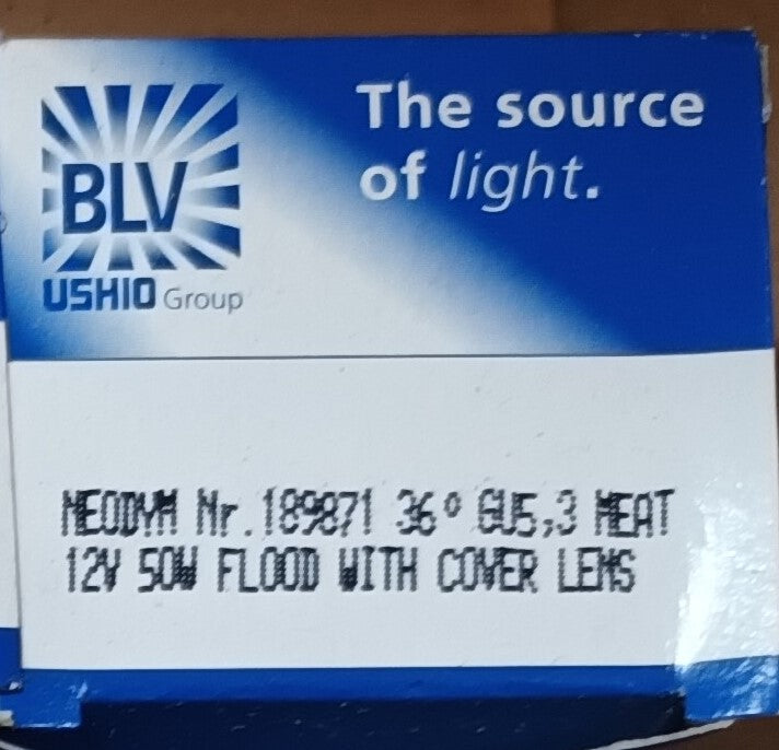 10 x Butchers Meat MR16 low voltage 12v Neodym 50w Flood code 189871