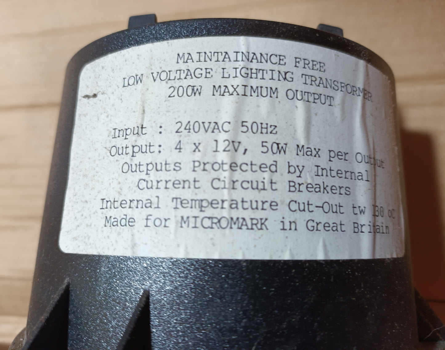 200w Low Voltage Toroidal Transformer by Micromark