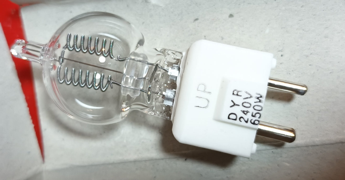 Ushio JCD240V 650W DYR Light Bulb Stage Studio Lighting