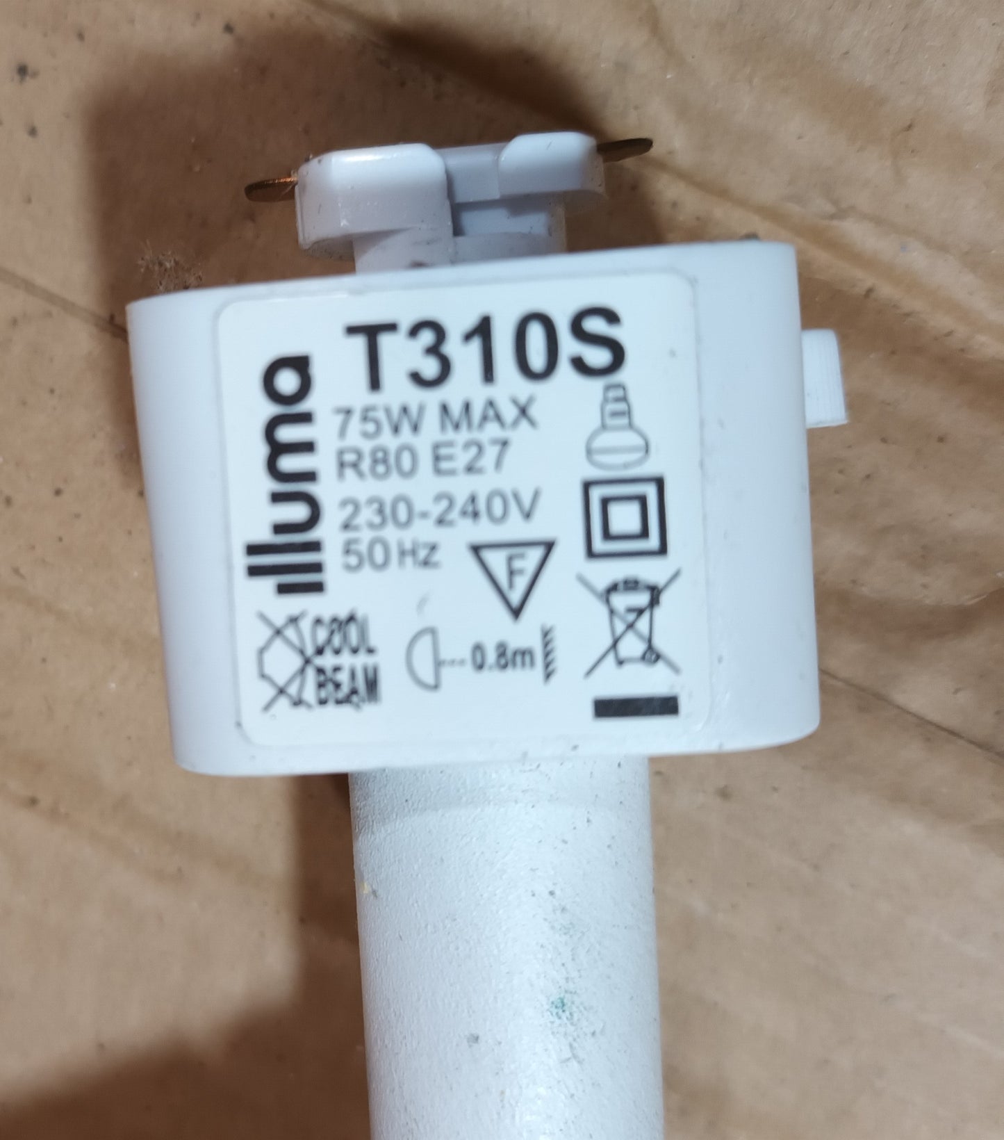 Illuma T310S Topspot White Track Spotlight only £24