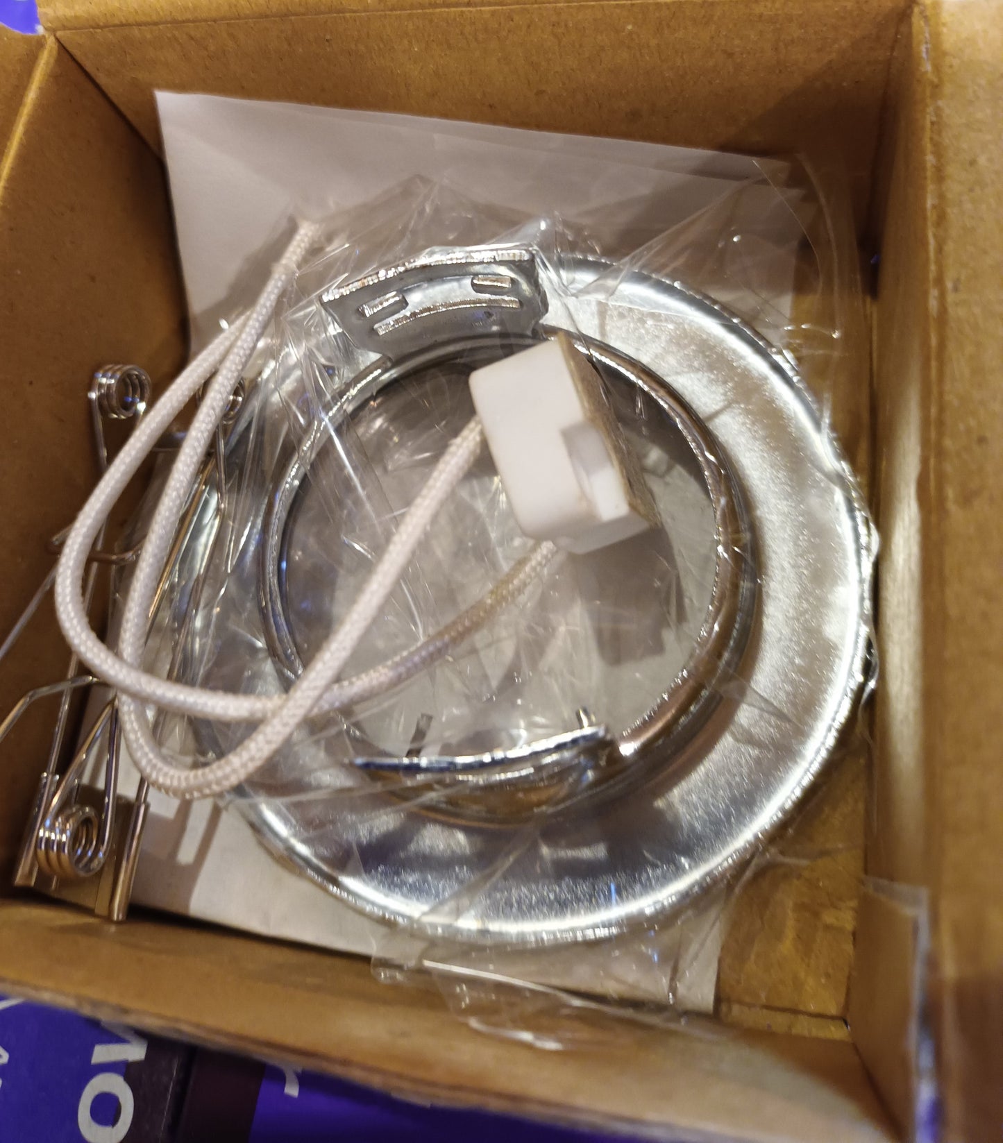 Low Voltage Fixed MR16 Downlighter in Chrome Max 50watts