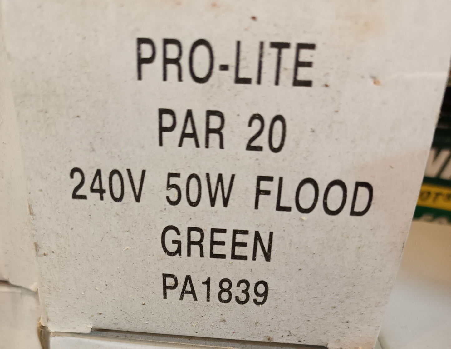 Par20 Green 50 watts flood ES / E27 by Pro-lite