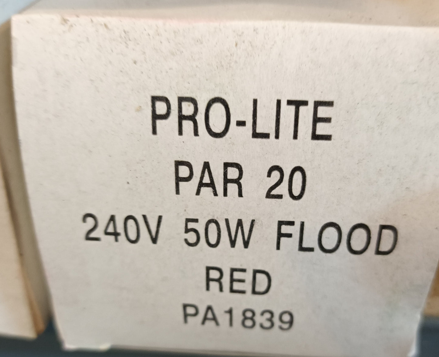 PAR20 Red flood 50watts ES / E27 by Pro-lite