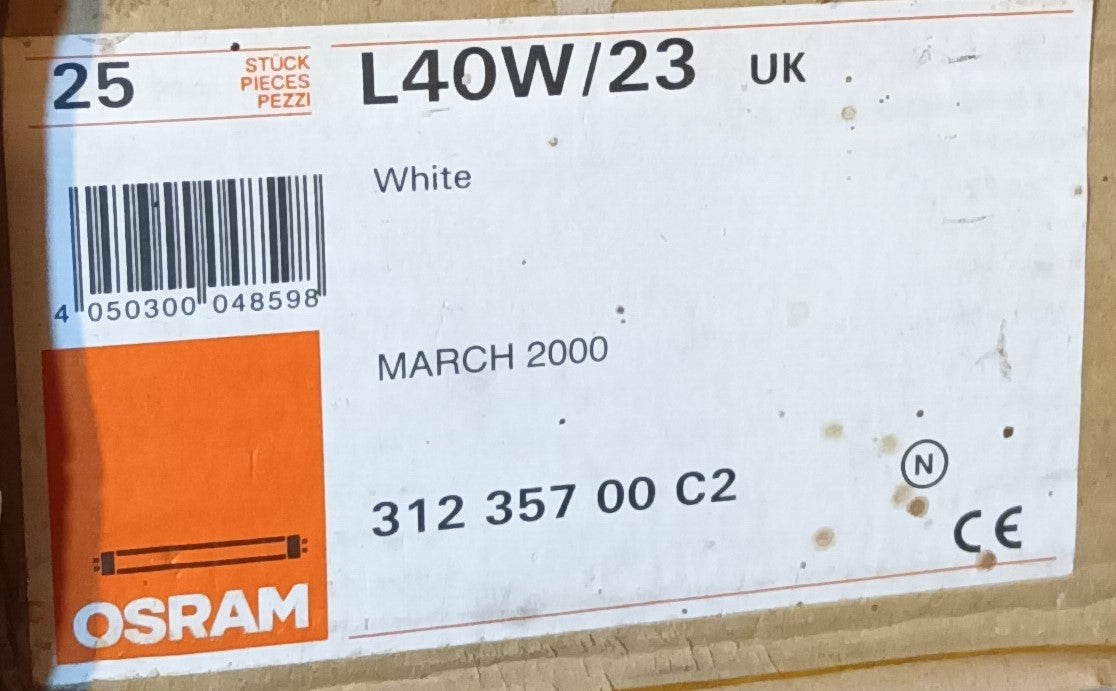 4ft Tubes Fluorescent T12 (1200mm) 40watt white / 3500k by Osram