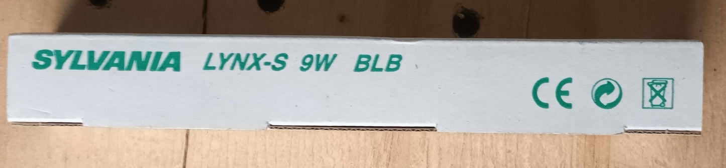 Sylvania LYNX-S PL-S 9W 2P BLB BLACKLIGHT BLUE