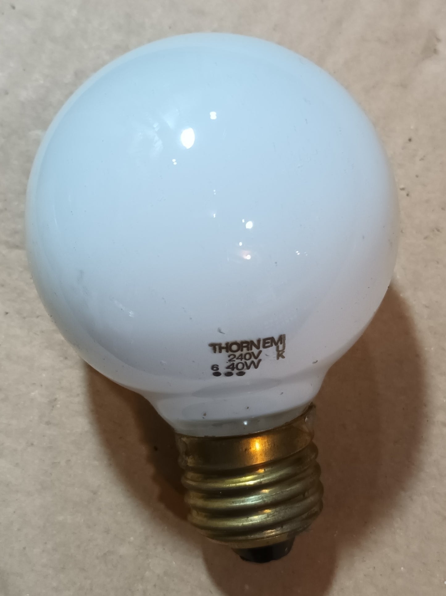 Globe 80mm 40watt ES / E27 Silverlight 240v by Thorn