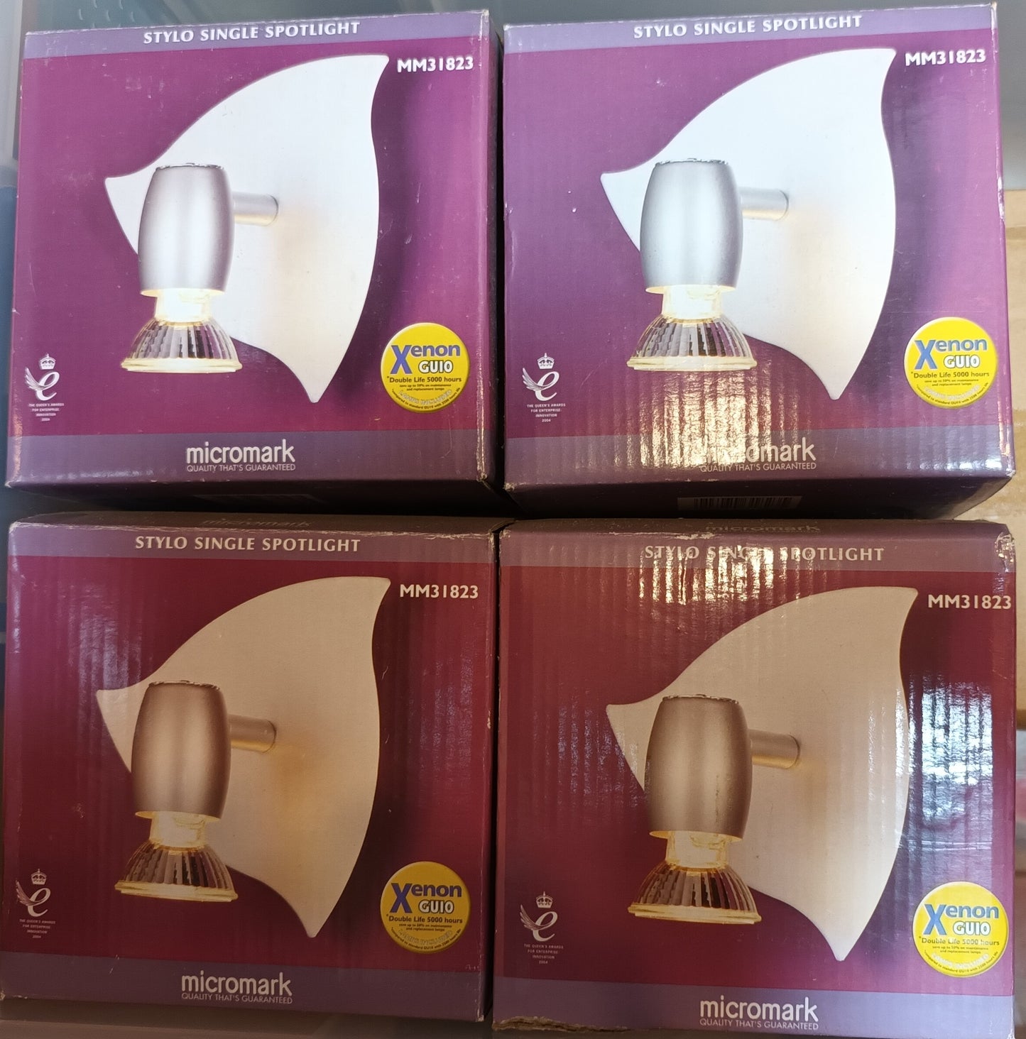 Wall / Ceiling Light Stylo Single GU10 Spotlight by Micromark