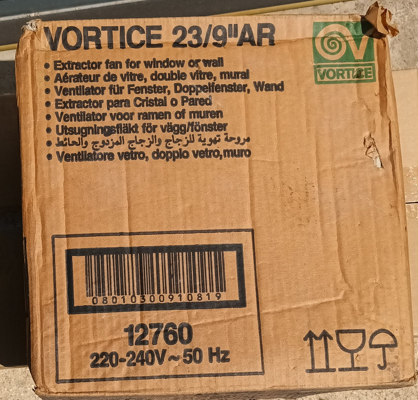 Vortice - Exhaust Fan 23/9' (White) Model 12760