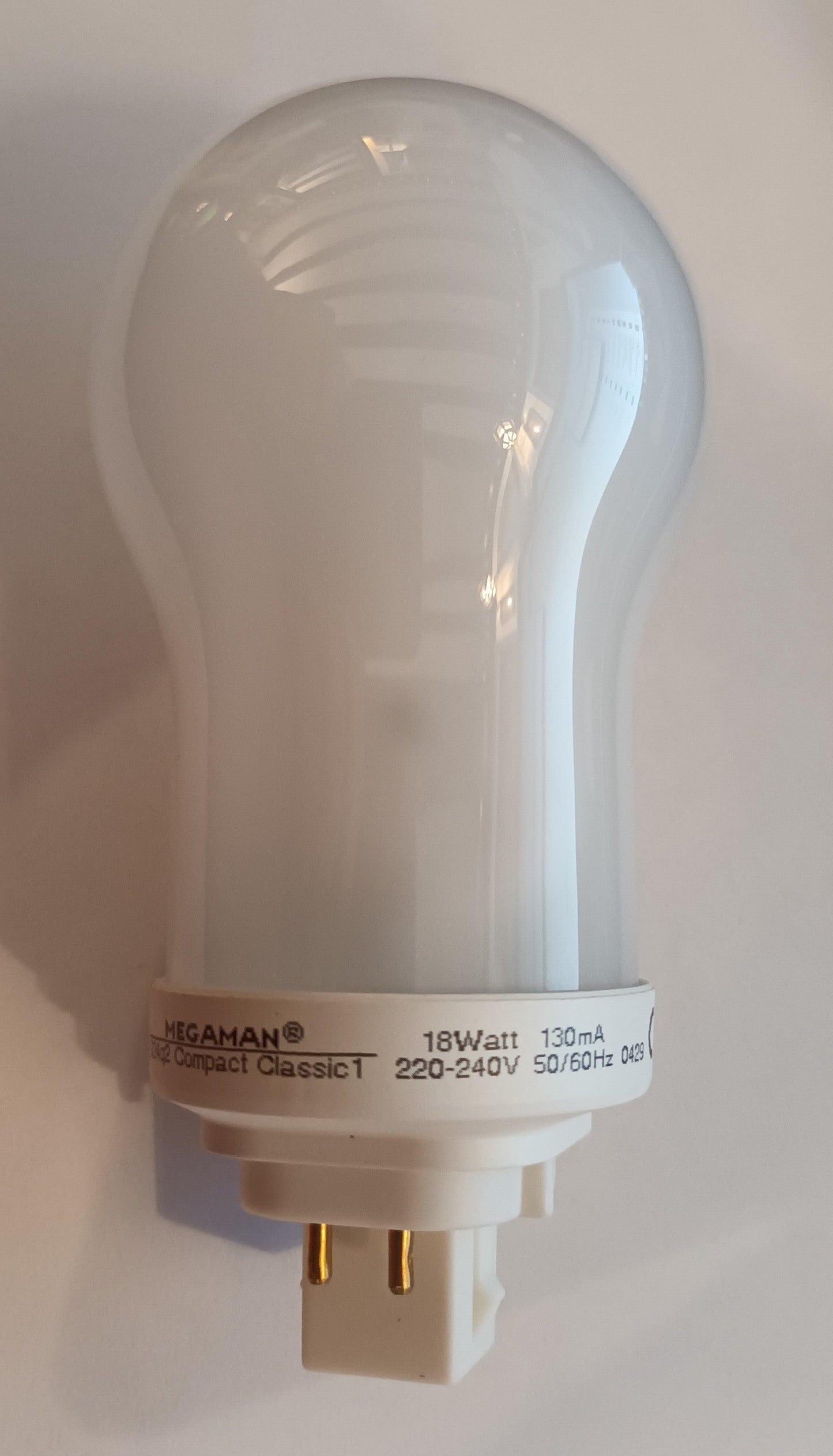 G24q2 Compact 18watt 4 pin Warm White by Megaman - Beachcomber Lighting