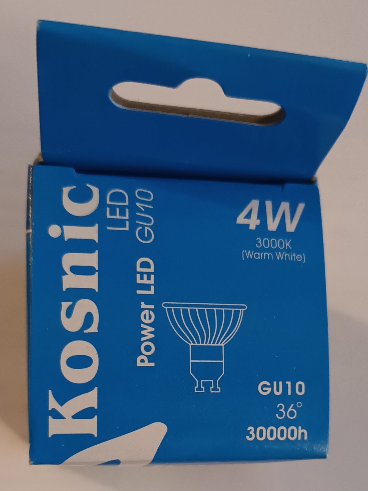 Kosnic Gu10 LED 4W Warm White Non-Dimmable