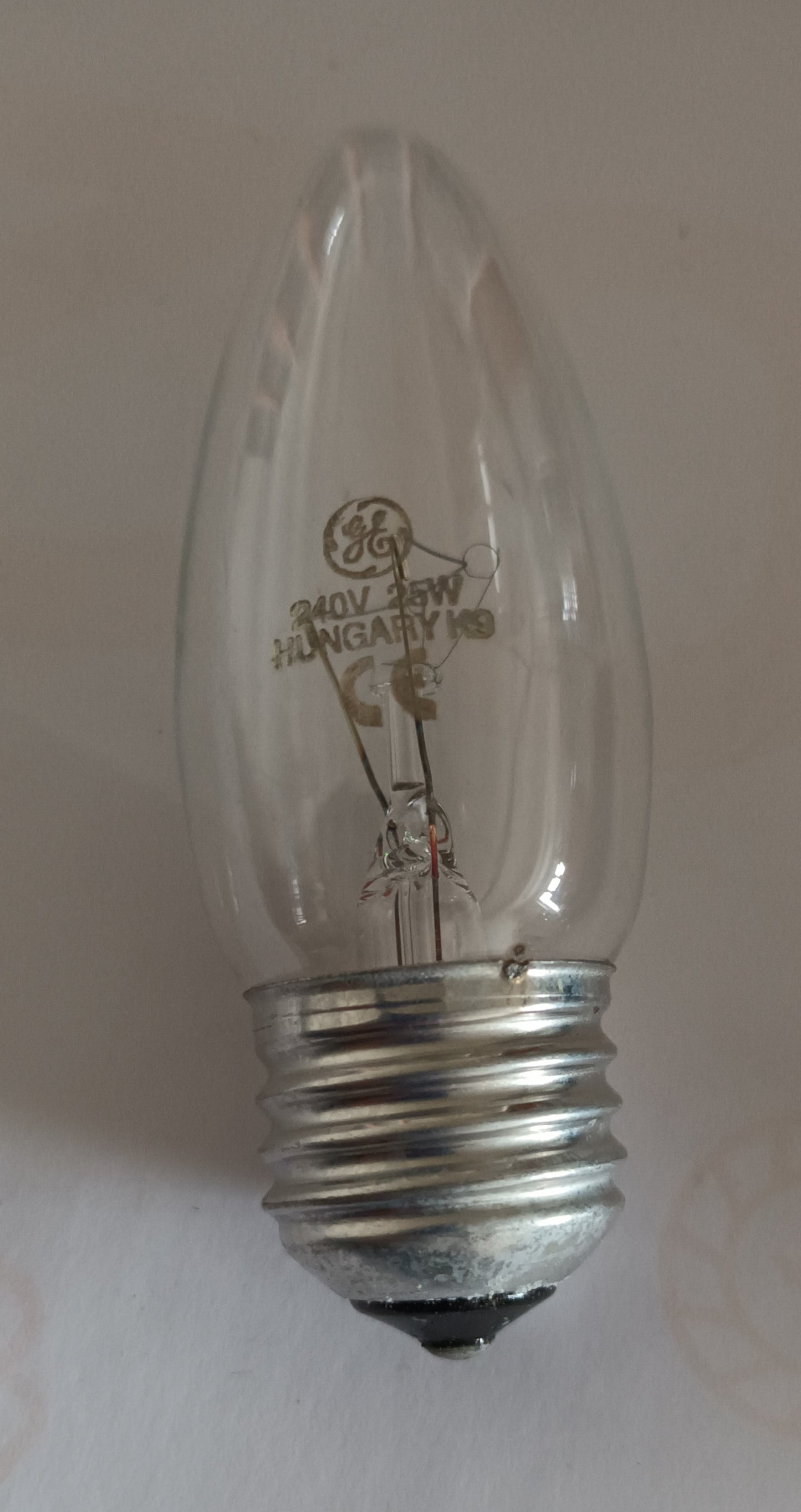 Candle 25watt Clear ES / E27 Twin Pack by GE from £2.30