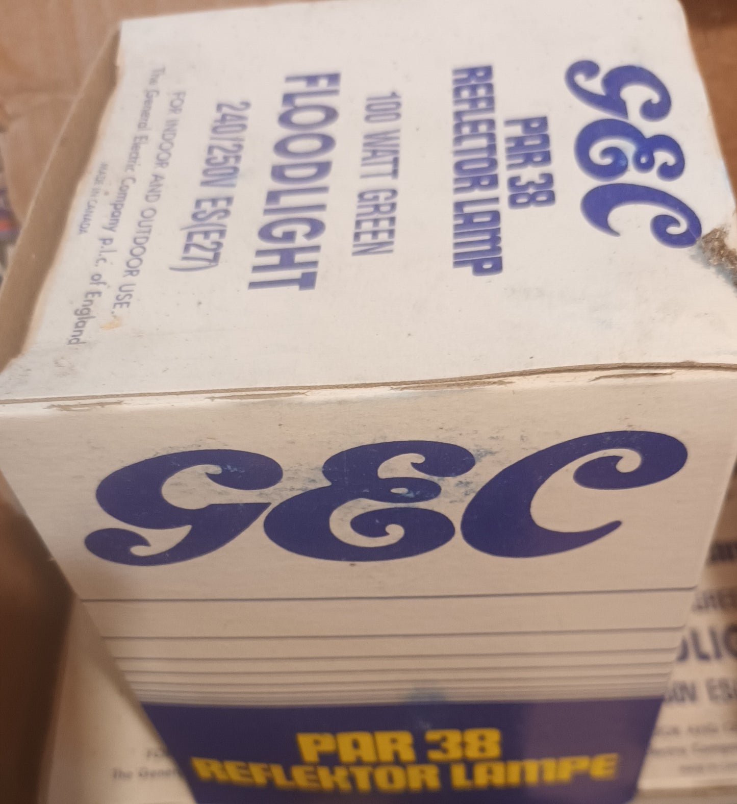 Par 38 Reflector Lamp 100 watt Green es / e27 by GEC