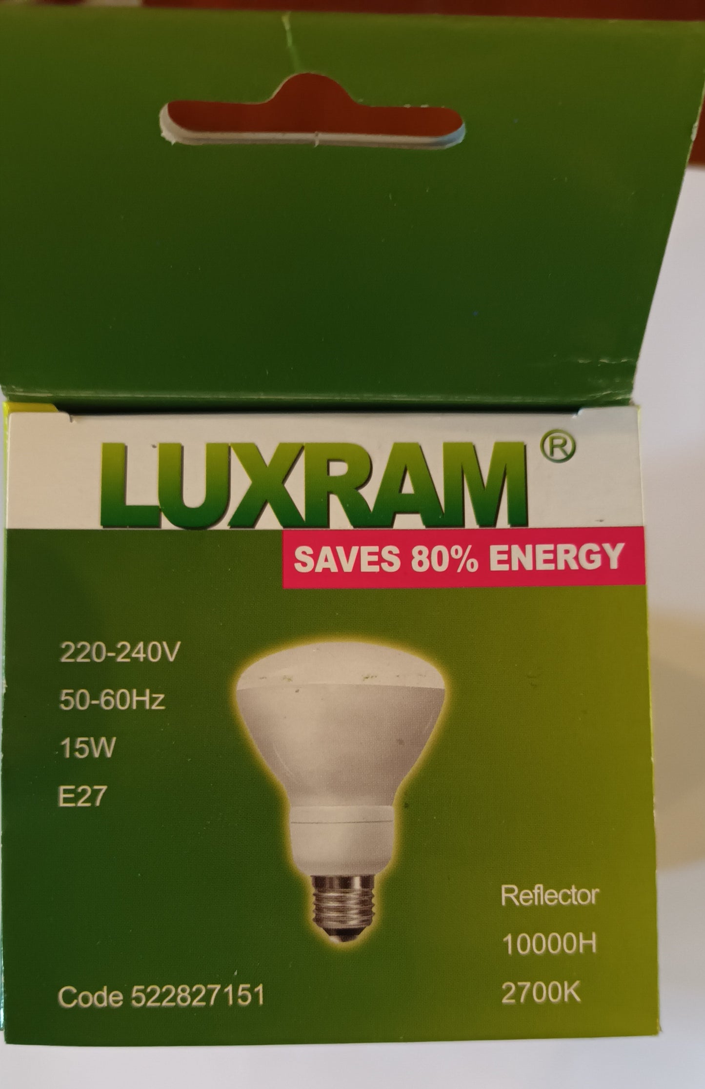 R80 ENERGY SAVER 15W WARM WHITE ES / E27