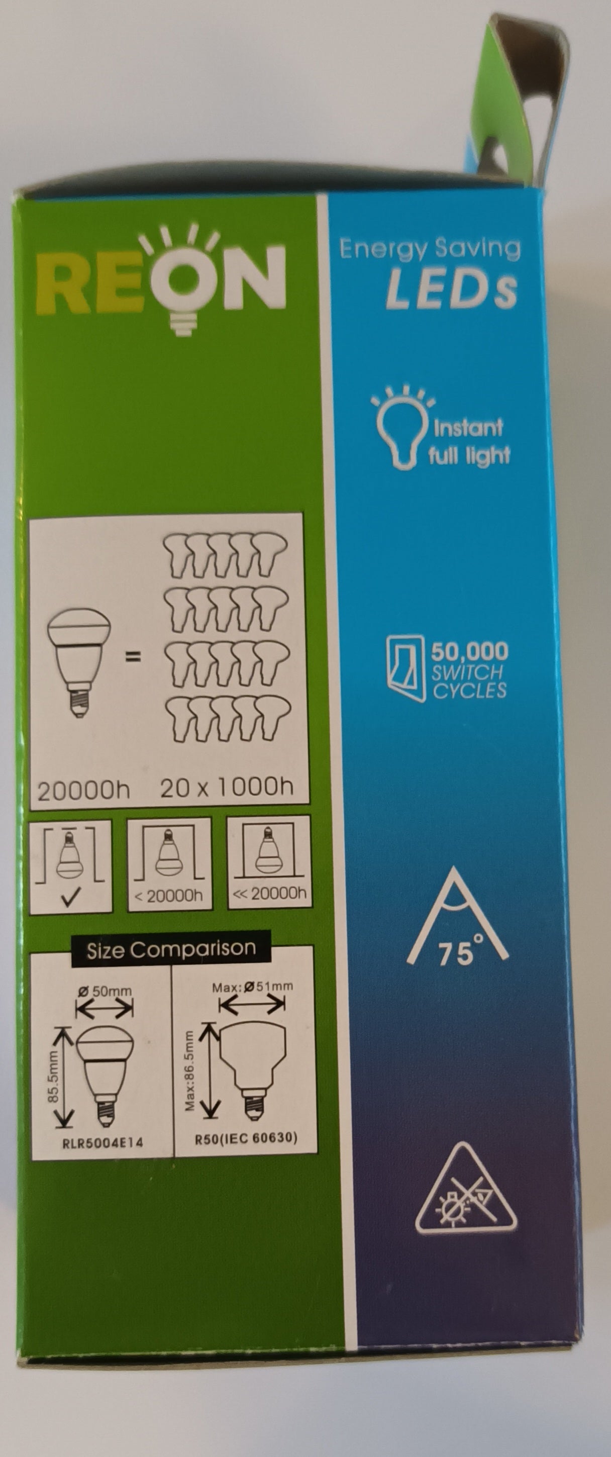 R50 LED 4 WATTS WARM WHITE SES / E14