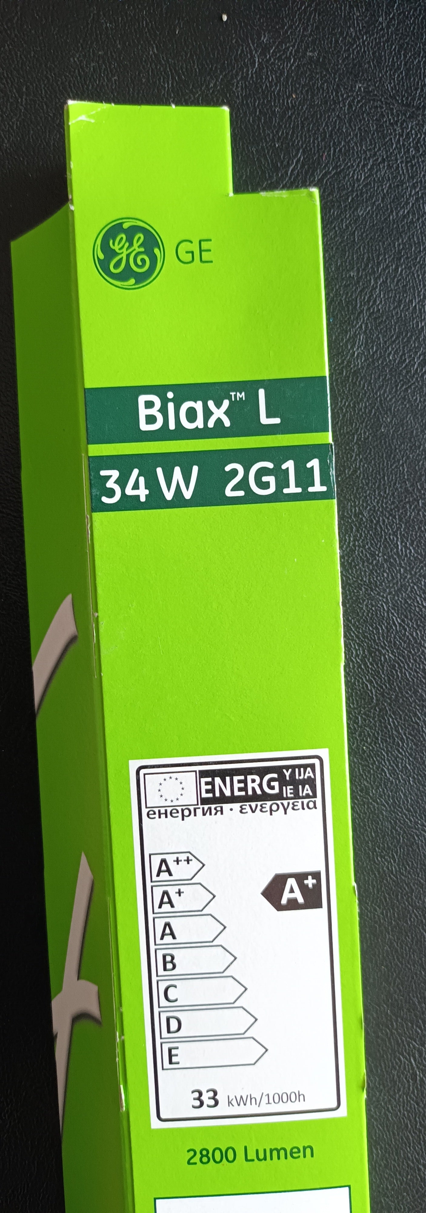 Biax L 34W 2G11 Cool White by GE