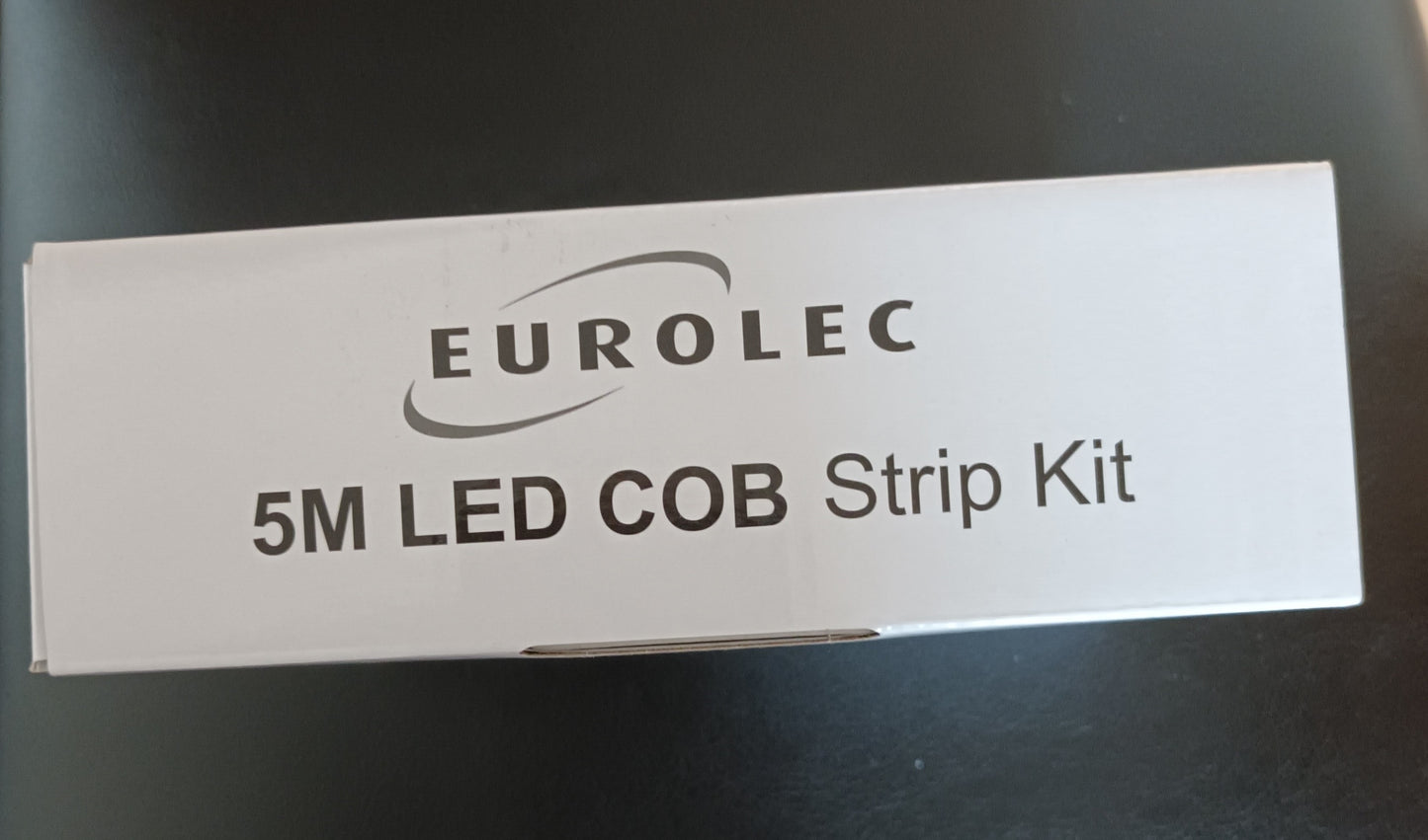 LED 5M COB Seamless Dimmable strip kit Cool white
