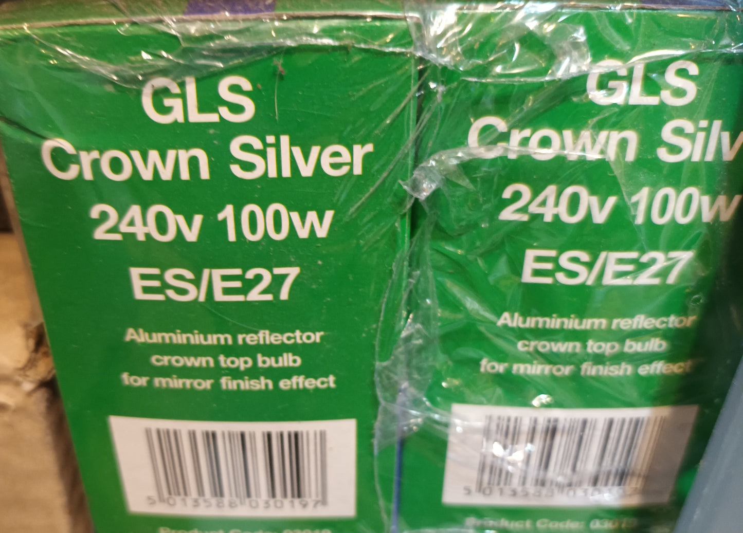 Crown Silver 100 Watt ES / E27 by Bell from £3.60