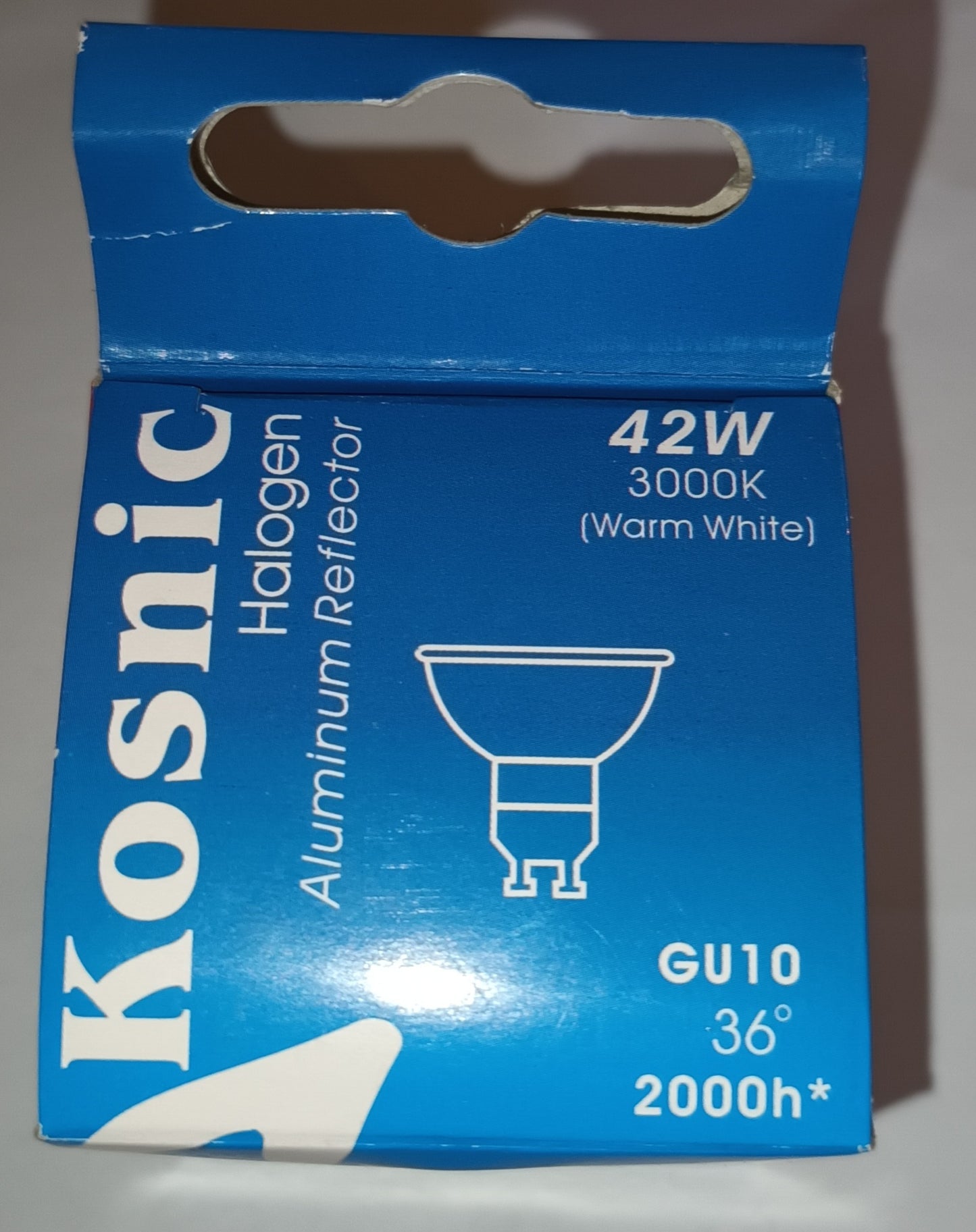 Kosnic GU10 Halogen 42 watt Warm white / 3000k pack of Ten £13