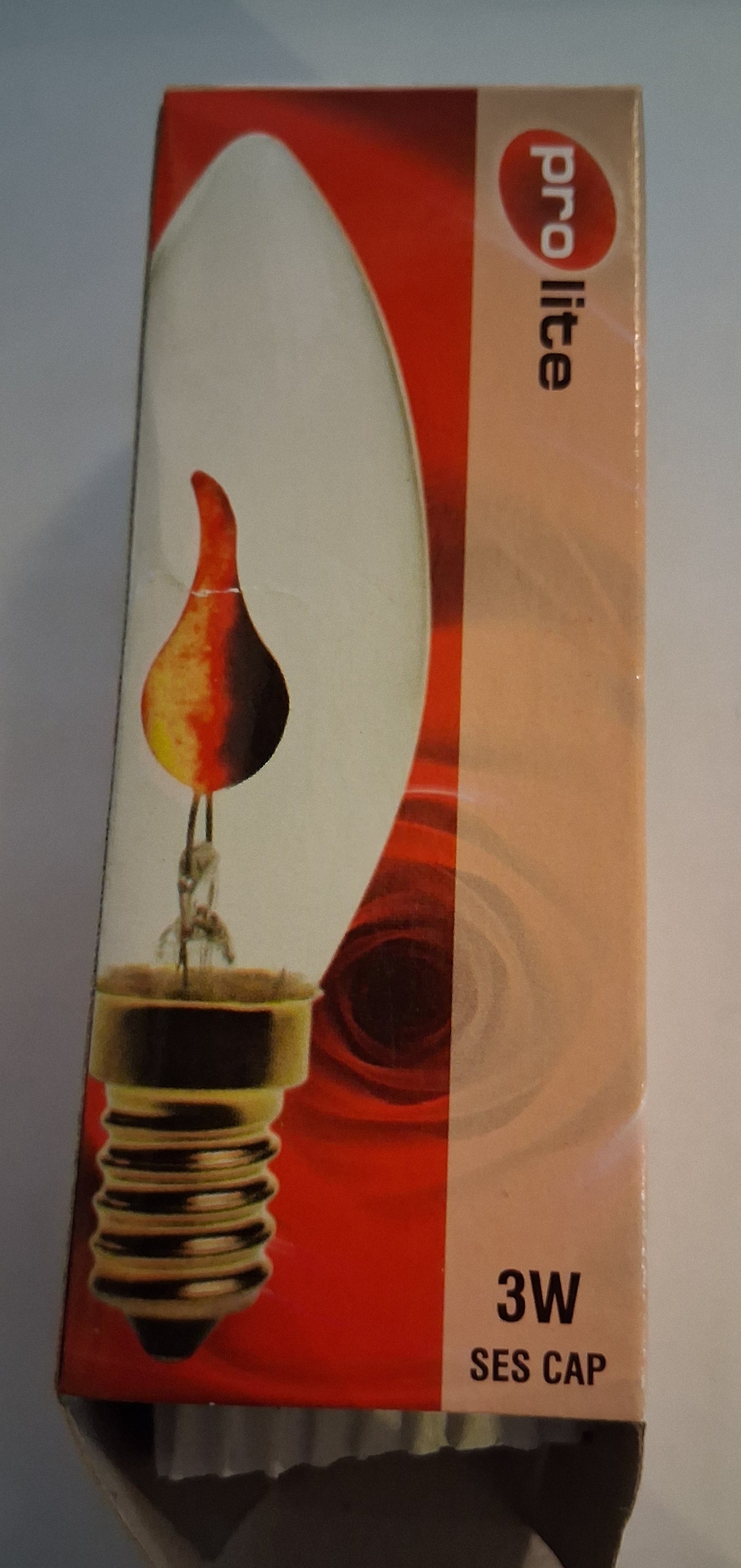 Flicker Candles ten pack SES / E14 3 watts 240 volt by Prolite
