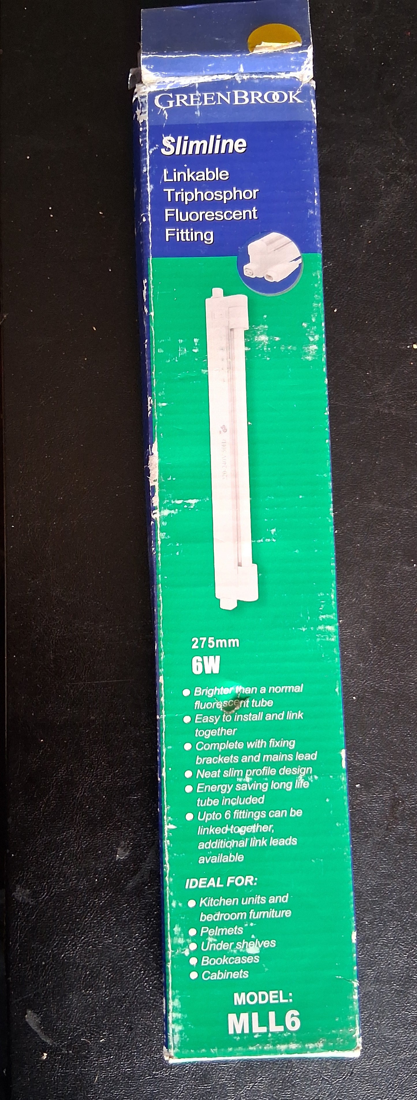 Greenbrook Slimline Linkable Fittings MLL6 = 275mm 6 watt