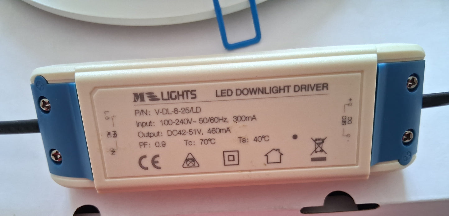 LED Downlight 8" 25 Watt warm white