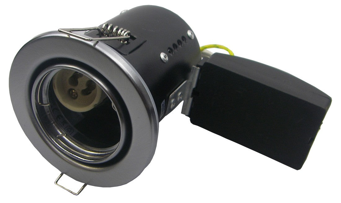 Fire Rated Gu10 Downlight Tilting In Chrome