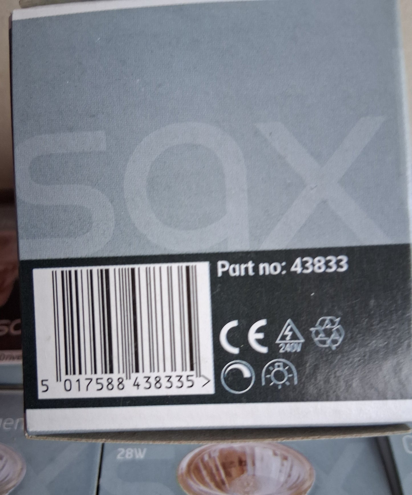 10 or 20 X GU10 ECO halogen 28 watt = 370LM 2000 hours by saxby lighting