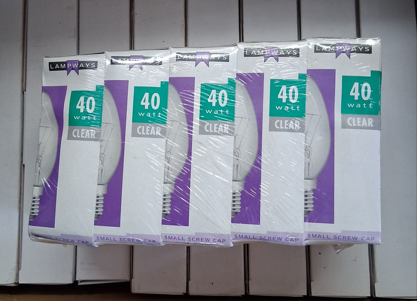 Candle amber 40 watts ses / E14 PACK OF TEN