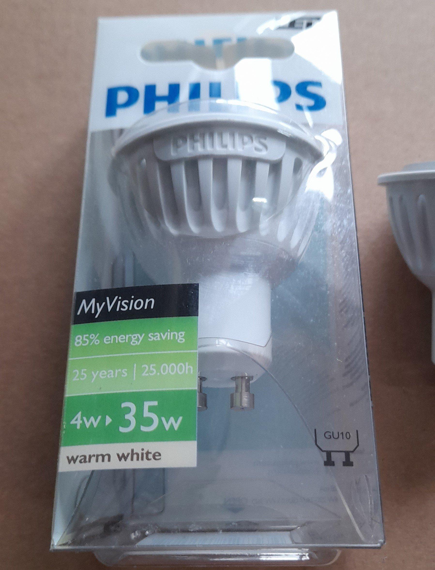 Six X Gu10 4W Warm White By Philips – Beachcomber Lighting