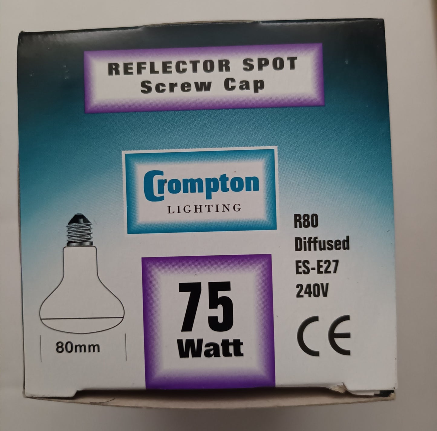 R80 75W ES / E27 Spot By Crompton