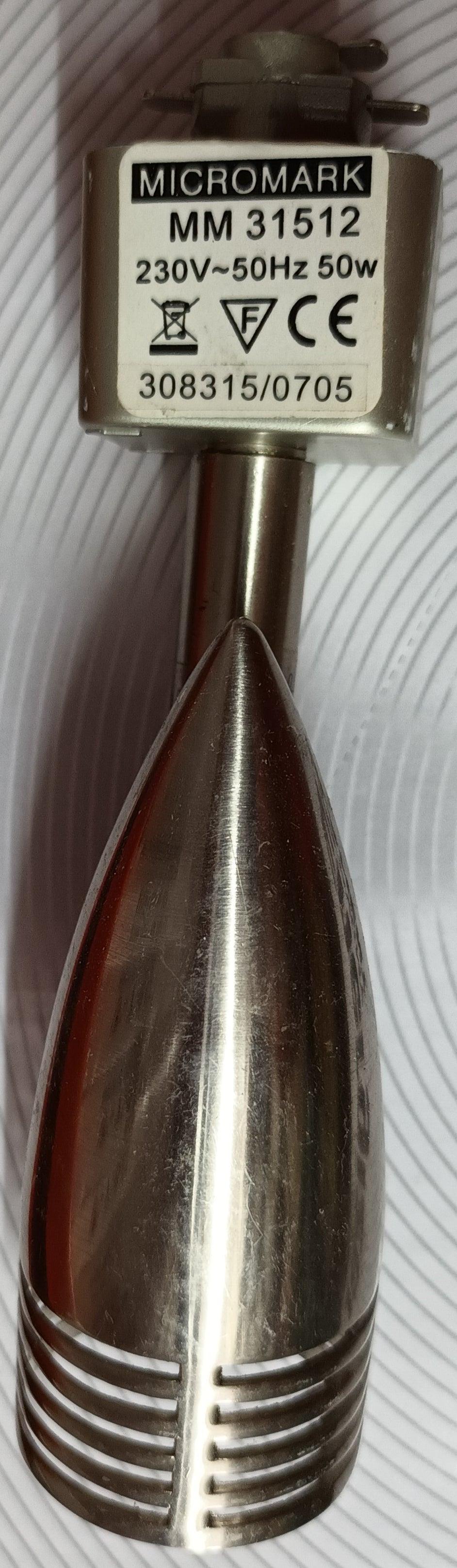 Micromark Gu10 Chrome Track Fitting mm31512